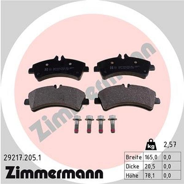 Brake Pad Set,29217.205.1